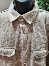 Faded Glory Men&#39;s Beige Polyester Long Sleeve Collared Casual Shirt Size... - $25.00