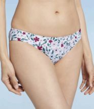 Kona Sol Women&#39;s Medium Coverage Hipster Bikini Bottom Floral Size XS (0-2) - £11.89 GBP