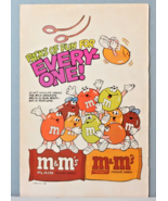 VTG M &amp; M&#39;s 1985 Paper Ad Comic Cover Pull M&amp;M on the Rings 80s Pop Adve... - £7.49 GBP