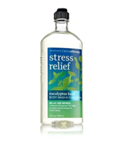 Bath &amp; Body Works Aromatherapy Stress Relief Eucalyptus Basil Body Wash 10oz NeW - £35.32 GBP