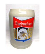 Budweiser HEAVY Ceramic/Porcelain Beer Mug - Shield Logo - Gerz/ Cermany... - €12,69 EUR