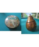 Lacqer Trinket Box Russian Palekh Storyteller-Fujian Chinese Pear Shaped... - $103.85 CAD