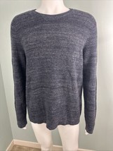 NWT Men&#39;s Michael Kors L/S Charcoal Melange Textured Sweater Sz XL - €33,76 EUR