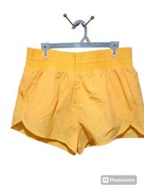 All in Motion Women&#39;s Crinkle Running Shorts Bright Orange  Size Extra Large - £9.56 GBP