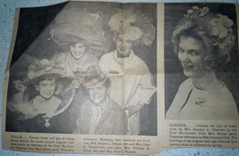 Vintage Grand Rapids Press Article Ladies In Hats Civic Nu Comers Club 1... - £1.58 GBP