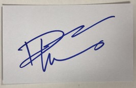 Dave Matthews Signed Autographed 3x5 Index Card - £31.45 GBP