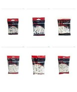 Marke Fusion Golf Collection. 53 MM, 69 MM OR 83 mm. White Wooden golf Tees - $4.68+