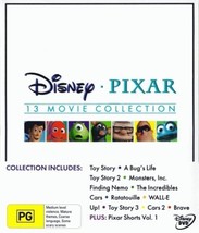 Disney Pixar 13 Movie DVD Set: Toy Story / Finding Nemo + More | Region 4 - £74.34 GBP