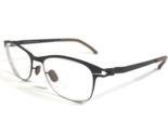 MYKITA Eyeglasses Frames TANIA COL149 Matte Brown Square Full Rim 46-16-140 - $121.34