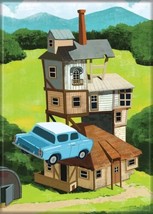 Harry Potter Weasley House and Ford Art Image Refrigerator Magnet NEW UNUSED - $3.99