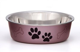 Loving Pets Metallic Dog Bowl Grape 1ea/LG - £15.75 GBP