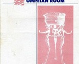 Pompeian Room Menu Hotel Westward Ho 1949 Central Avenue Phoenix Arizona - £142.81 GBP