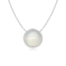 ANGARA 0.45Ct Moonstone Pendant Necklace for Women for Women in Sterling... - $239.00+