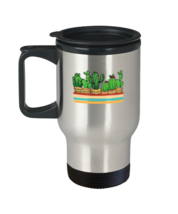 Coffee Travel Mug Funny Plants Gardening Cactus  - £19.61 GBP