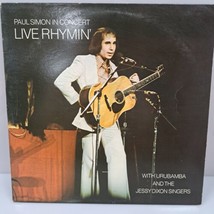 Vintage Paul Simon ‎– Live Rhymin&#39; 1974 Vinyl LP Record - £7.68 GBP
