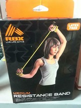 RBX Fitness Resistance Band NEW Medium YELLOW - $9.49