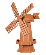 5 FOOT POLY WINDMILL - Cedar Working Dutch Garden Weathervane Amish Hand... - £525.11 GBP