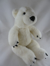 Animaland Nanco White  15&quot; Polar Bear Plush Stuffed Animal 2005 - £15.58 GBP