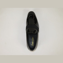 Men Santino Luciano Formal Shoes Patent Leather Shiny Slip on Loafer C356 Black image 7