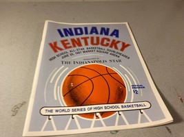 June 30 1987 Indiana vs Kentucky High School All Stars Basketball Program - £7.83 GBP