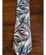Christian Dior &quot;MONSIEUR&quot; Tie ~ 57&quot; x 4&quot; ~ Abstract Design ~ Imported Fa... - £17.98 GBP