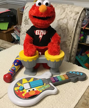 Sesame Street LET&#39;S ROCK ELMO - Comes with Guitar, Drums, Microphone, 32452 - £37.15 GBP