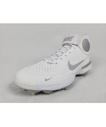 Nike Alpha Huarache Elite 3 Baseball Metal Cleats Men's 15 White Gray CV3550-101 - $74.99