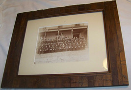 c1900 ANTIQUE CIVIL WAR REUNION PHOTO COLUMBIA ICECREAM LAGER BEER MEN S... - £78.21 GBP