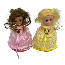 Haschel Toys Pink &amp; Yellow Surprise Cupcake Dolls Set - £7.69 GBP