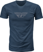 Fly Racing Mens F-Wing Tee (2023) T-Shirt Navy/Grey 2XL - £22.27 GBP