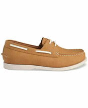 CLUB ROOM Mens Shoes Sand Brown Elliot Lace-Up Round Rubber Sole Size 10.5 - $28.50