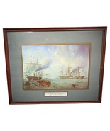 Framed Print "The Naval Review Spithead" by John Wilson (1800-1868) - 2Y199 - $4,708.94 MXN