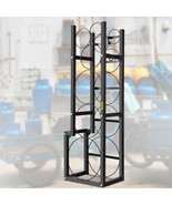 Refrigerant Tank RackCylinder Tank Rack w/1*50lb 2*30lb and 3 Small Bottles - £147.07 GBP