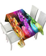 Multi Color Spectrum Lil Dragons Tablecloth - $37.90+