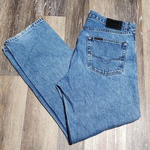 Harley Davidson Men’s Jeans 36x32 Blue Denim Straight Leg Biker Motorcyc... - $560.27 MXN