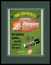 1996 Home Depot / Energizer Framed 11x14 ORIGINAL Vintage Advertisement - £27.60 GBP