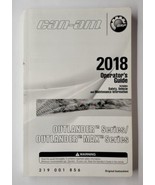 2018 Can-Am Outlander Max Series Operator&#39;s Guide 219001856 - £31.64 GBP