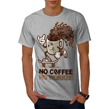 Wellcoda No Coffee Funny Pun Mens T-shirt, Caffeine Graphic Design Printed Tee - £14.90 GBP+