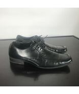 Steve Madden Sz 10 Mens P- Melvil  black Leather Dress Shoes. Perforatio... - $20.79