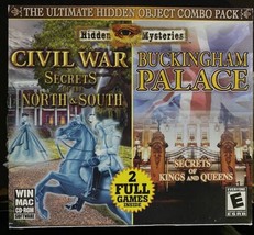 Hidden Mysteries PC MAC CD-ROM Civil War Buckingham Palace Secrets Game - £3.94 GBP