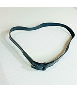 3/4&quot; Thick Belt Black Patent Faux Leather Belt Size 8 - $8.91