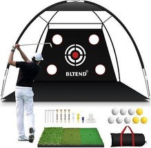 Golf Net - 10x7ft Golf Practice Nets for Backyard Driving, Golf Hitting ... - £95.03 GBP