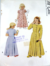 Vintage 1940s McCalls 6975 Toddler Girls Robe size 2 Cut complete - $19.79