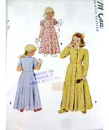 Vintage 1940s McCalls 6975 Toddler Girls Robe size 2 Cut complete - $372.26 MXN