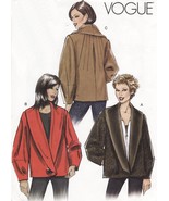 Misses Vogue Front Back Darts Lined Back Pleated Jacket Sew Pattern 18-22 - £9.54 GBP