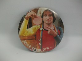 Mork From Ork Robin Williams Bologna 3&quot; Vintage Pinback Pin Button - £8.92 GBP