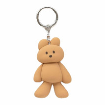 Donatdonat Korean Bear Character Silicone Figure Keyring Keychain Bag Key Holder image 3