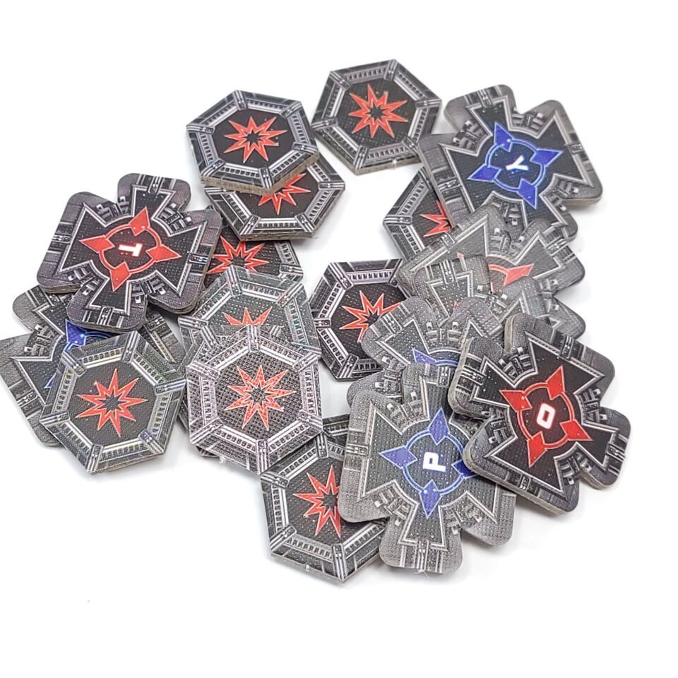 Star Wars X-Wing Token Set hits markers & misc 25 pc - £3.17 GBP