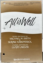 All is Well by Lloyd Larson SATB w Piano Sheet Music Hope Publishing - £3.18 GBP