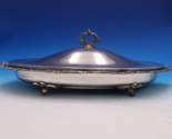 El Grandee by Towle Silverplate Bowl Covered with Glass #2914 22&quot; x 12&quot; ... - $286.11